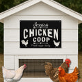 Personalized Metal Chicken Coop Sign - Jessica Coop