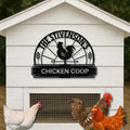 Personalized Metal Chicken Coop Sign - The Stivenson's Coop