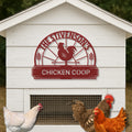Personalized Metal Chicken Coop Sign - The Stivenson's Coop