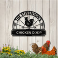 Personalized Metal Chicken Coop Sign - The Stivenson's Coop