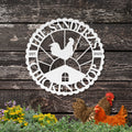 Personalized Metal Chicken Coop Sign - The Sanderz's Coop