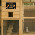 Personalized Metal Chicken Coop Sign - Jessica Coop