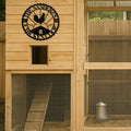 Personalized Metal Chicken Coop Sign - The Sanderz's Coop