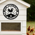 Personalized Metal Chicken Coop Sign - The Sanderz's Coop