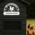 Personalized Metal Chicken Coop Sign - The Stivenson's Coop