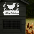 Personalized Metal Chicken Coop Sign - Mellissa's Chiken Coop