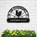 Personalized Metal Chicken Coop Sign - The Stivenson's Coop