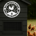 Personalized Metal Chicken Coop Sign - The Sanderz's Coop