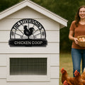 Personalized Metal Chicken Coop Sign - The Stivenson's Coop