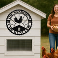 Personalized Metal Chicken Coop Sign - The Sanderz's Coop