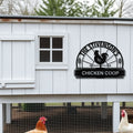 Personalized Metal Chicken Coop Sign - The Stivenson's Coop