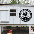 Personalized Metal Chicken Coop Sign - The Sanderz's Coop