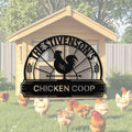 Personalized Metal Chicken Coop Sign - The Stivenson's Coop