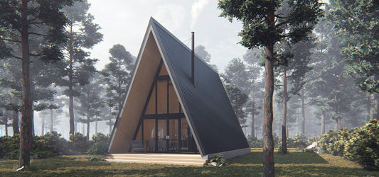 40x20' A Frame Cabin With Loft Architectural Plans, Instant PDF Downloads